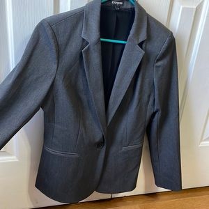 Express size 8 gray blazer